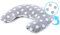 Sensillo - Stillkissen Mond - Stillmond - Ergonomisches Kissen zum Stillen, Schlafen - Bezug aus Baumwolle, Abnehmbar und Waschbar - Stillhörnchen, Komfortkissen für Schwangere - Sternchen
