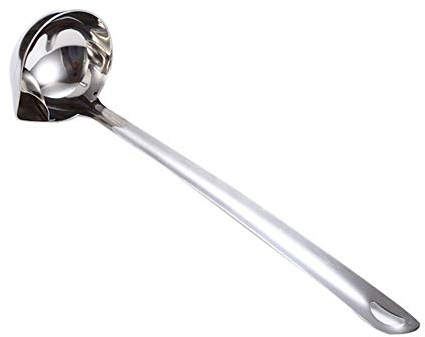 YGMXZL Cazo para Sopa,Cucharón de Sopa Separador de Aceite,cuchara de sopa de acero inoxidable,Cuchara de filtro de aceite para olla caliente para cocina y casera