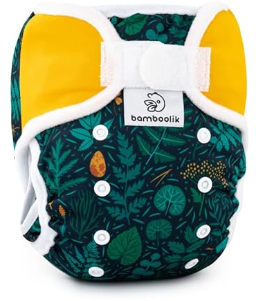 Bamboolik DUO | Sobrepantalones | cierre de velcro | Nappy Liners | Lavable | Pañales ajustables | | Pañales reutilizables | Pañales de tela | Cubrepañales
