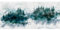 decomonkey Fototapete Wald 550x250 cm Eckfototapete Design Tapete Fototapeten Tapeten Wandtapete moderne Wand Schlafzimmer Wohnzimmer Natur Landschaft Bäume Nebel Abstrakt Aquarell Blau Grün