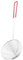 BEALIFE Tamiz de Acero Inoxidable, Herramienta de Cocina, Aceite, Olla Caliente, colador, Bolas de Cerdo Fritas, colador, Cuchara, escurridor, Skimmer con Mango, Rojo/S