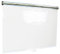 FENGSHOUU Transparentes Rollo aus Kunststoff - Lebensmittelretter,Staubdichtes Rollo,Lebensmittelechtes PE-Material,für Kuchenschrank/Feinkostschrank/Gefrier Vorhang,mit Beschlägen (W120xH150cm)