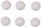 DOITOOL Shockproof Crash Pad Wall Protector Self-Adhesive Furniture Accessories for Noise Reduction and Damage Prevention Rubber Material White