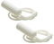 K M Electronics 2 X MINATURE Mini Wall Light Shaver Fittings Replacement Toggle Pull Cords 200MM