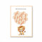 Geschenk Babyparty Junge und Mädchen, Gästebuch Poster Geburt, Baby Shower Geschenk Gäste, Wunschanzahl an Ballons, Unterschrift, Ballon Fingerabdruck Poster, Glückwünsche Gäste, Babyparty Deko, Löwe