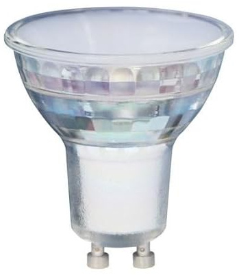 SHOT Ampoule LED GU10 haute température – Tout verre – 4W – 3000K – 500 lm – 120°