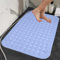 Duschmatte rutschfest 40x70cm,Antirutschmatte Dusche mit Ablauflöchern,Badewannenmatte rutschfest mit Massage und Saugnäpfen,Duscheinlage rutschfest Schimmelresistent,Antirutschmatte Badewanne (Blau)