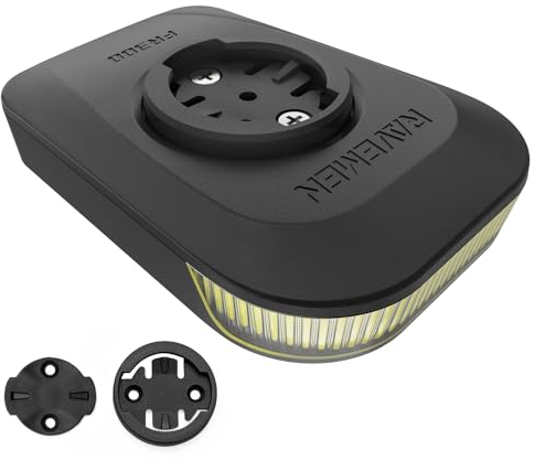 RAVEMEN FR300 300 Lumen Daylight Cycling Headlight Compatible with Garmin/Wahoo Cycling Computer, 6 Modes USB-C IPX6 Waterproof (Patent Protected)