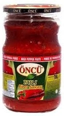 Oncu Mild Red Pepper Paste 700gm | Authentic Turkish Flavors | Perfect for Marinades, Dips, and Cooking | Versatile Sauce for All Your Culinary Needs | Rich Taste