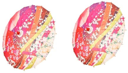 PACKOVE 2pièces Parasol De Décoration Élégante Pour Fêtes Mariages Et Restaurants Accessoire Authentique De Performance Et Ambiance Japonaise