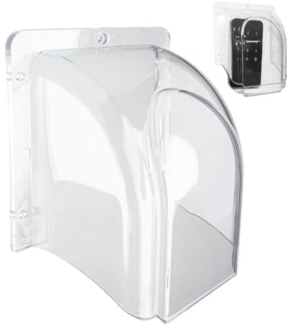Outdoor Keypad Cover - Transparent Waterproof Keypad Cover for Outdoor - Weatherproof Multifunctional Protective Rain Cover, Protector for Doorbell, Door Keypad, Access Control