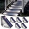 Solpex Solarleuchten für außen, 6 Stück, Treppenlicht, wasserdicht, LED-Beleuchtung für Außentreppe, Stufen, Zaun, Hof, Terrasse, Dachrinne, Weg, Dekoration, weiß