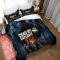 Bettbezug Dead by Daylight Winterschutz Steppdecke Baumwolle Zwei Kissenbezüge Versteckter Reißverschluss Leicht Zu Reinigen (DBD 01,135x200cm)