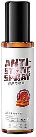 Spray Statico - Nessuna carne da viaggio in attrito spray antistatico per | abbigliamento 100 ml | rinfrescante in tessuto e solvente statico per dissolvenza, imbottitura