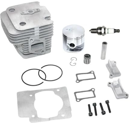 VDFNGFD Compatibile con Il Kit Cilindro pistone da 51 mm Compatibile con soffiatore a Zaino Husqvarna 75,6 CC 580BFS 578BTF 580BTS 580BFS Mark II 580BTS Mark II 578385001