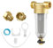 Filtro dell'acqua da 100 micron, filtro per acqua sedimentaria riutilizzabile spin-down, prefiltro per tubo dell'acqua da pozzo (G 1 con G 1/2)