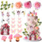 Fairy Tortendeko, 27pcs Feen Tortendeko, Torten Deko Pilz, Feen Deko Kuchen, Torten deko Feengarten, Kuchendekoration für Mädchengeburtstag, Feenparty, Märchenparty