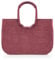 reisenthel loopshopper L twist maroon – Stabile Tasche mit praktischen Fächern aus recycelten PET-Flaschen – Charmantes und wasserabweisendes Design