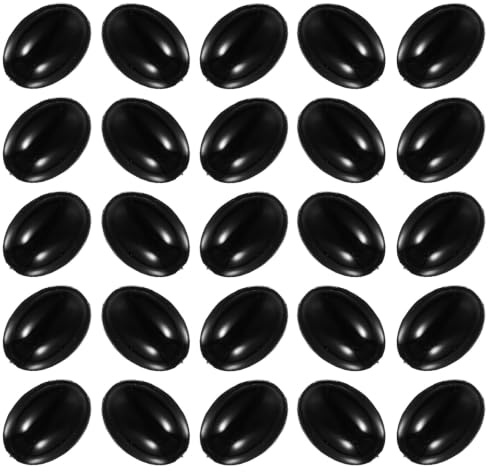 Kunststoffbastelaugen Schwarz Oval 100 Stück für Selbstgemacht Puppen | Bastelarbeiten, Schöne Form, Feine Verarbeitung, Komfortabel und Reißfest