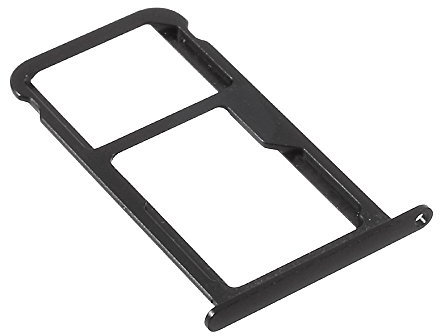Tiroir pour carte SIM + carte mémoire SD – Pour Huawei P10 (VTR-L09 VTR-L29) – Noir