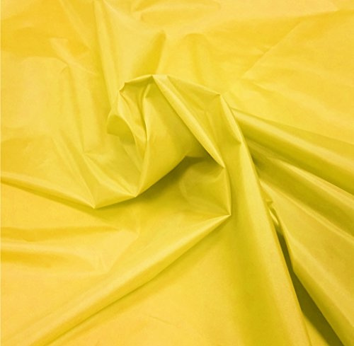 A-Express Gelb 1x Metre Polyester Stoff Wasserdicht Planen-Stoff Draussen Material Zelt Flagge Meterware