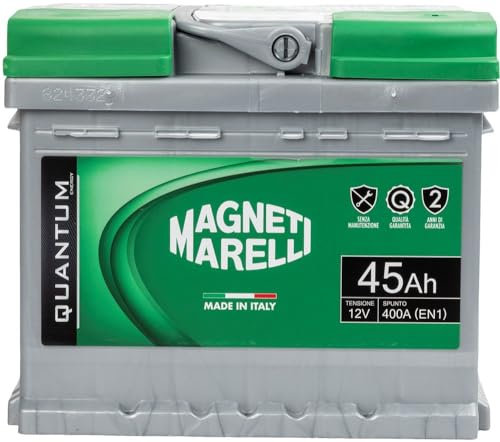 Marelli Batteria per auto 45AH 12V 360A EN1 per cassetta L1B