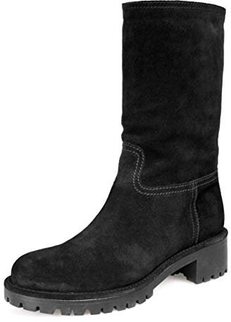 Prada Damen Schwarz Leder Stiefelette 3U5901 OZX F0002 40.5 EU