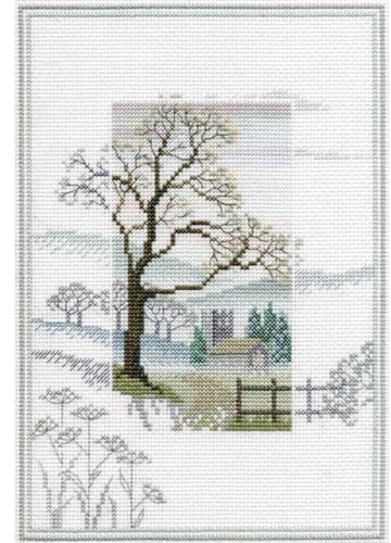 Derwentwater Designs Misty Mornings : Winter Tree - Counted Cross stitch Kit by Bothy Threads
