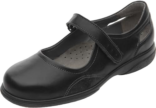 Cosyfeet Paradise - Black - 5½ - 6E - Extra Wide Women's Shoes