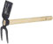 Siena Garden Mini Hacke 2-zinkig 450mm für Hochbeete Grubber Hacken Gartenhacke TOP Terrasse