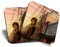 2 x Square Coasters - Japanese Anime Girl Cartoon Japan Cork Backed Home Kitchen Accessory Tea Coffee Mug Mat #45429