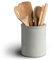 SPRINGLANE Set de utensilios cocina 6 pz. - menaje cocina, recipiente soporte de Hormigon Cemento Concreto, cuchara, espátula, pinzas, cuchara para Espaguetis y Ensaladas