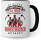 Feuerwehrmann Tasse, Feuerwehr Geschenk, Berufsfeuerwehr Kaffeebecher Kaffeetasse Humor Witz Geschenkidee für Feuerwehrwache Freiwillige Feuerwehr Becher