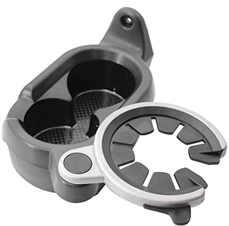 Whisverse Doppio foro Car Coin Cup Holder Bevanda per 451 2007-2015 Console Storage Box, A4518100370