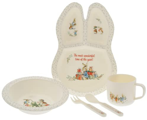 Beatrix Potter Peter Christmas Dinner Set Picnic and Outdoor