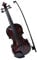 Btuty Simulierte Geige Praxis Musik Geige für Anfänger Violine Kit Musikinstrument Exquisite Verarbeitung Performance-Requisiten Geschenke Verstellbare Saiten