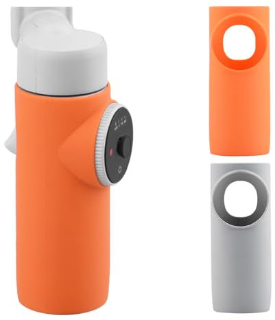 Silicone Cover Case for Insta360 Flow Pro Handle Protective Case, Soft Skin Sleeve Anti-Slip Anti-Scratch Gimbal Cover Protector for Insta 360 Flow Pro Accessories (Orange)