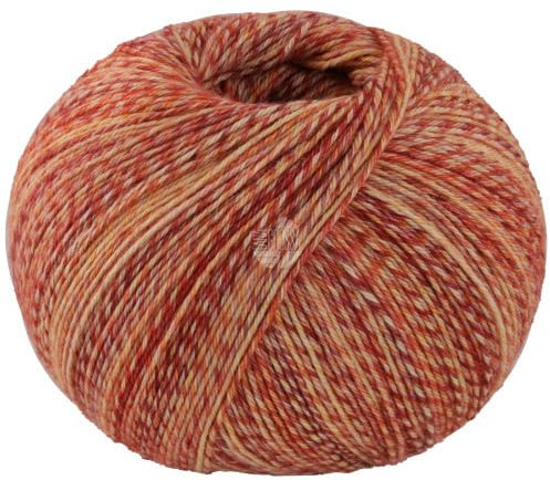 LANA GROSSA Vintage Socks | Hochwertiges Sockengarn mit Merinowolle & Ton in Ton Farbeffekt | Handstrickgarn aus 75% Schurwolle & 25% Polyamid | 100g Wolle zum Stricken & Häkeln | 400m Garn FB1012