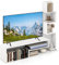 COSTWAY Mueble de TV con Cubos de hasta 55 Pulgadas, 3 en 1 Mesa de TV con Estantes en Forma de L y Compartimentos Abiertos, Centro de Entretenimiento para Salón, Dormitorio (Blanco)
