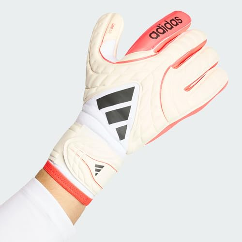 adidas Unisex COPA Goalkeeper Glove League, White/Lucid red/Black, 8.5