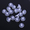 SiAura Material - 200 Stück Gummi Ohrring Ohrstopper Transparent Ohrring Stopper Endkappe 7x10mm
