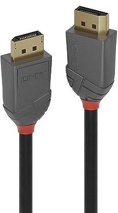 INDY 36483 3m DisplayPort 1.4 Kabel, Anthra Line