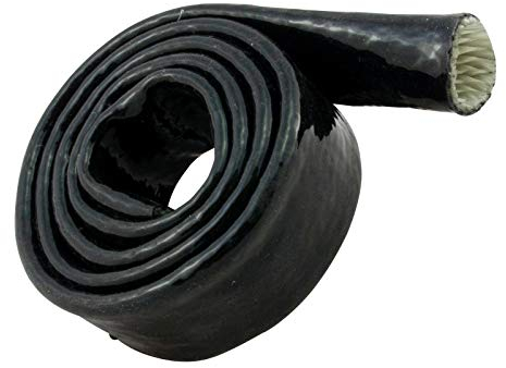 1m Hitzeschutz Schlauch 10mm ID AN6 Silikon Fiberglas Kabelschutz Scheuerschutz