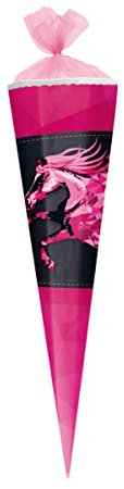 Herlitz Schultüte / Zuckertüte / 85cm / eckig / Pferde