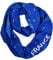Euroscarves Infinity Schal, Blau, Weiß, Rot, fits all