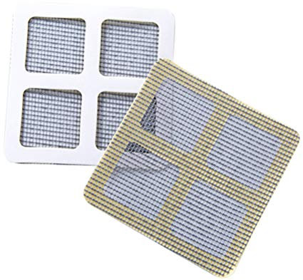 Calayu Fliegengitter, Bildschirm Tür Reparatur Aufkleber Insektenschutz Bildschirm 10x10cm Fliegenschutz Netzwerk Fenster Bildschirme Reparatur Anti-Moskito-Netz 3 Stück