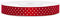 Satinband in Rot mit Weiße Punkten 12 mm/25m Dekoband