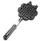 Heart Waffle Maker, Heart Aluminum Alloy Shape Non-Stick Waffle Maker Pan Mould Mold Press Plate Baking Tool Household Kitchen Gas Kitchenware