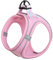 HEELE Hundegeschirr für Hunde Geschirr Hund Klein Weich Mesh Brustgeschirr für Mittlere und Kleine Hunde, Verstellbare Reflektierende Atmungsaktive Welpengeschirr, Reflektierend, Rosa, 2XS