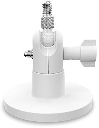 UIQELYS Wall Mount Bracket Compatible with Ring Stick Up Cam Battery/Wired and Ring Indoor Camera 360° Adjustable Magnet Holder Home Security Camera System Accessories (White)
